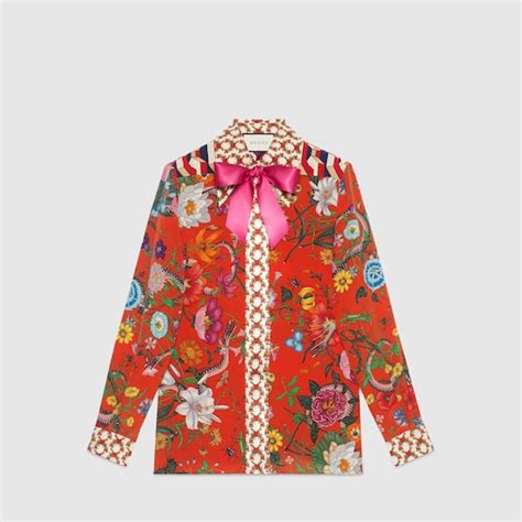 camicia gucci fiori|Camicie da donna di Gucci .